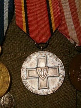 Medal za udział w walkach o Berlin przyznany mojemu Ojcu Piotrowi Skorupskiemu (Foto Andrzej Skorupski)