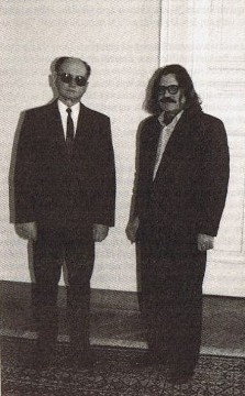 Z Wojciechem Jaruzelskim w Belwederze 30 marca 1990 (Foto S.Witek)